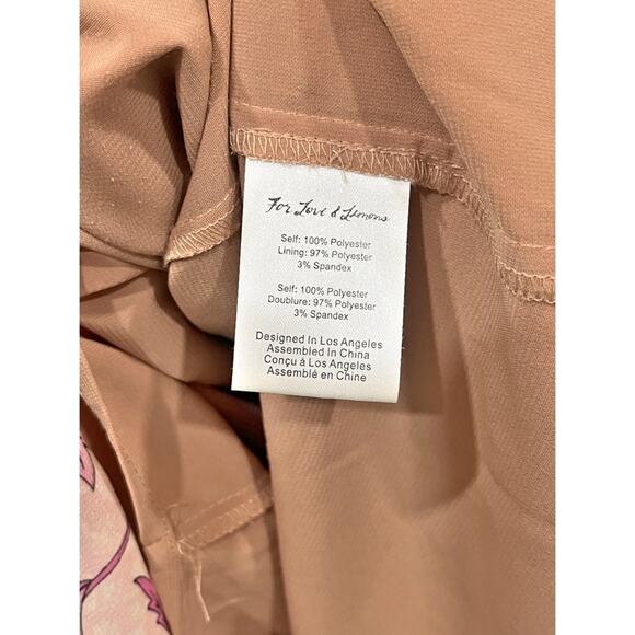 For Love & Lemons Poppy Mini Dress in Soft Rose - Picture 8 of 16